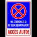 indicator nu stationati si nu blocati intrarea acces auto